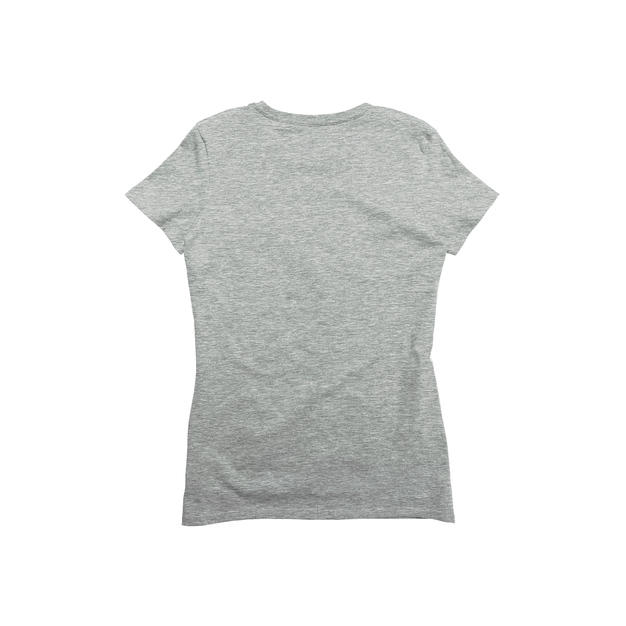 Back Flat Lay of GOEX Ladies Cotton V Neck in Oxford