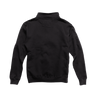 Back Flat Lay of GOEX Unisex and Men's Fleece 1/4 Zip in Black