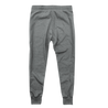 Back Flat Lay GOEX Unisex and Men's Fleece Jogger in Heather Grey
