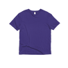 Front Flat Lay of GOEX Unisex and Men's Cotton Tee in Purple