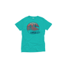 Flat Lay of GOEX Youth KC Riverfront Eco Triblend Graphic Tee in Teal