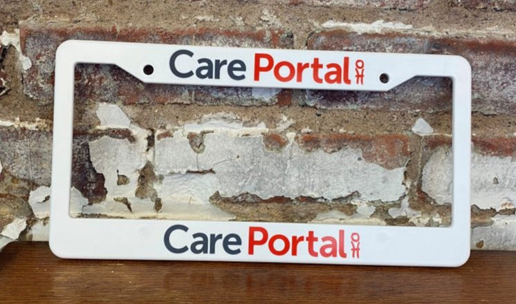 Care Portal Logo License Plate