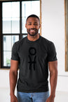 Male Model wearing Go Project Graphic Tee in Charcoal