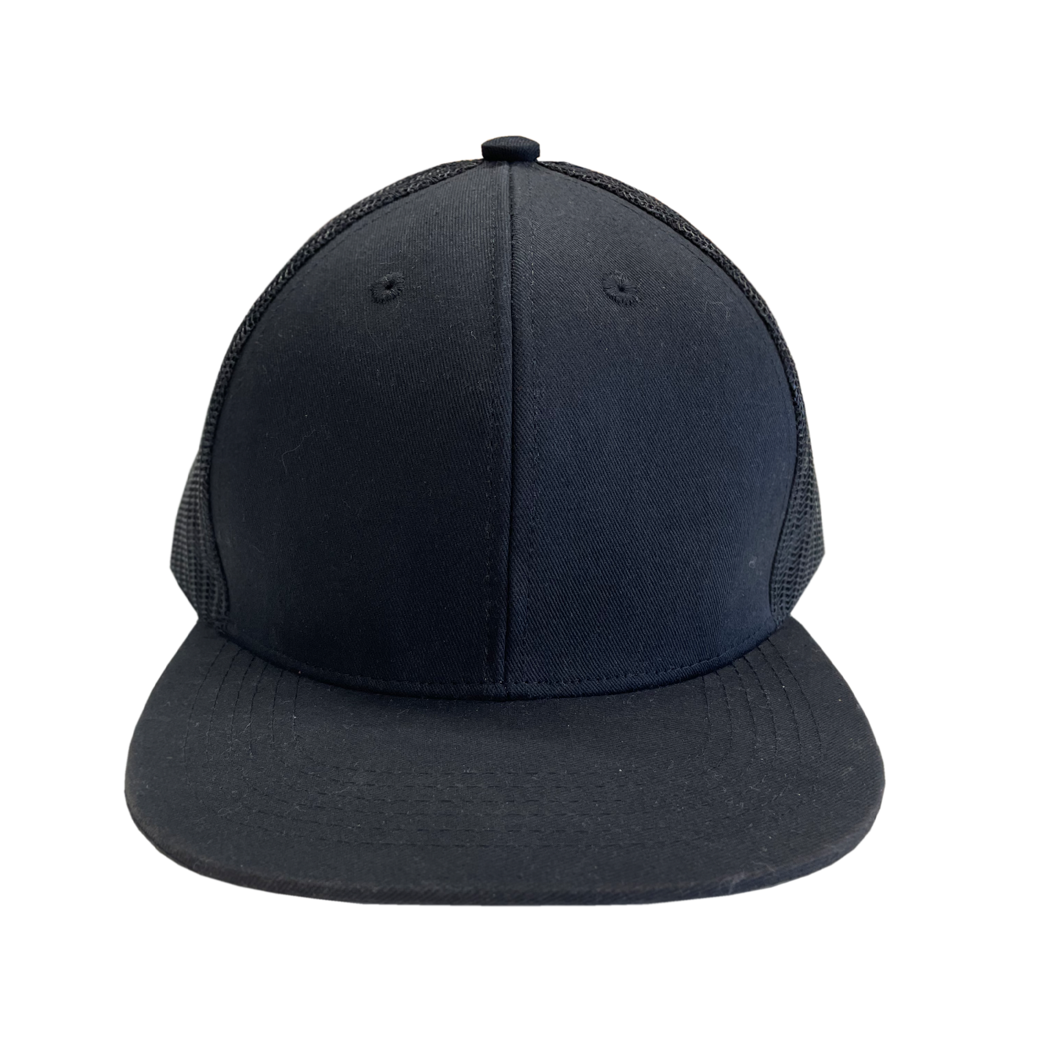 Front View of GOEX Black Trucker Hat