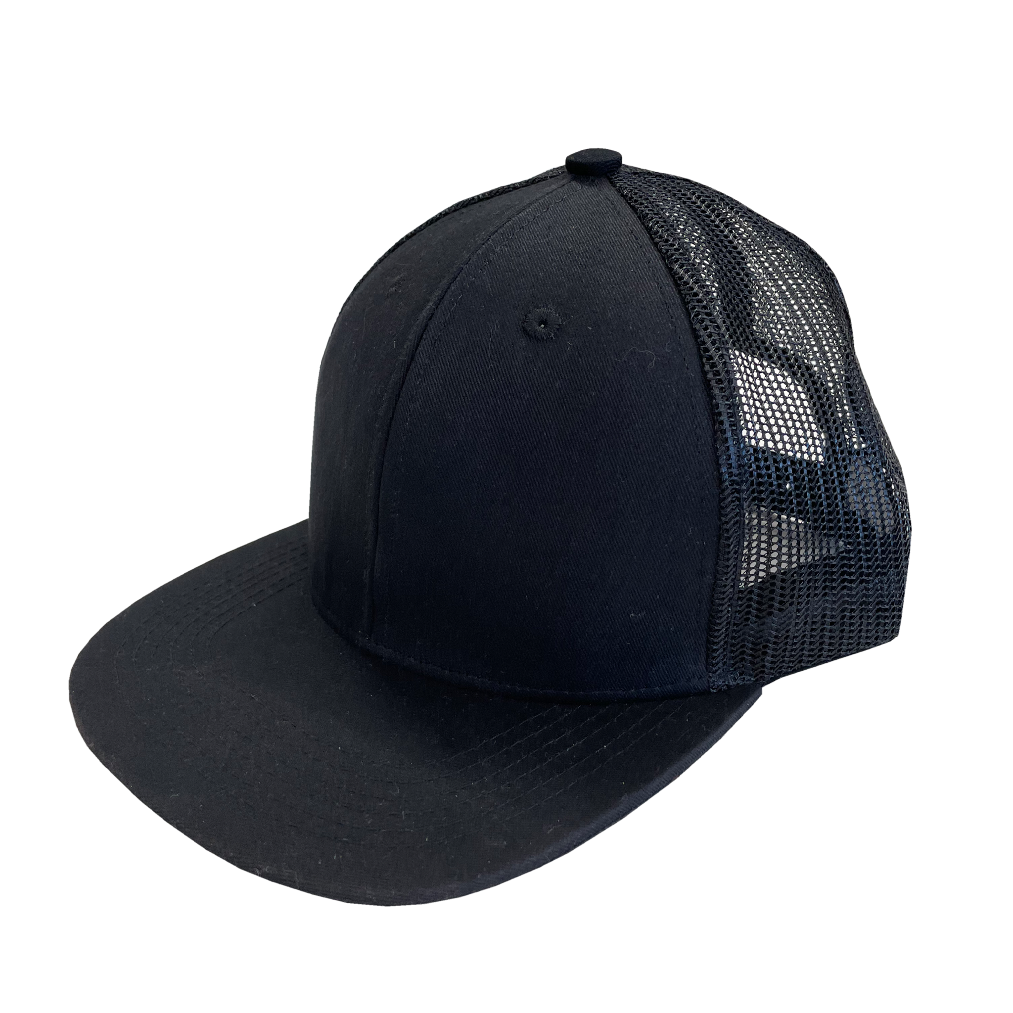 Side View of GOEX Black Trucker Hat
