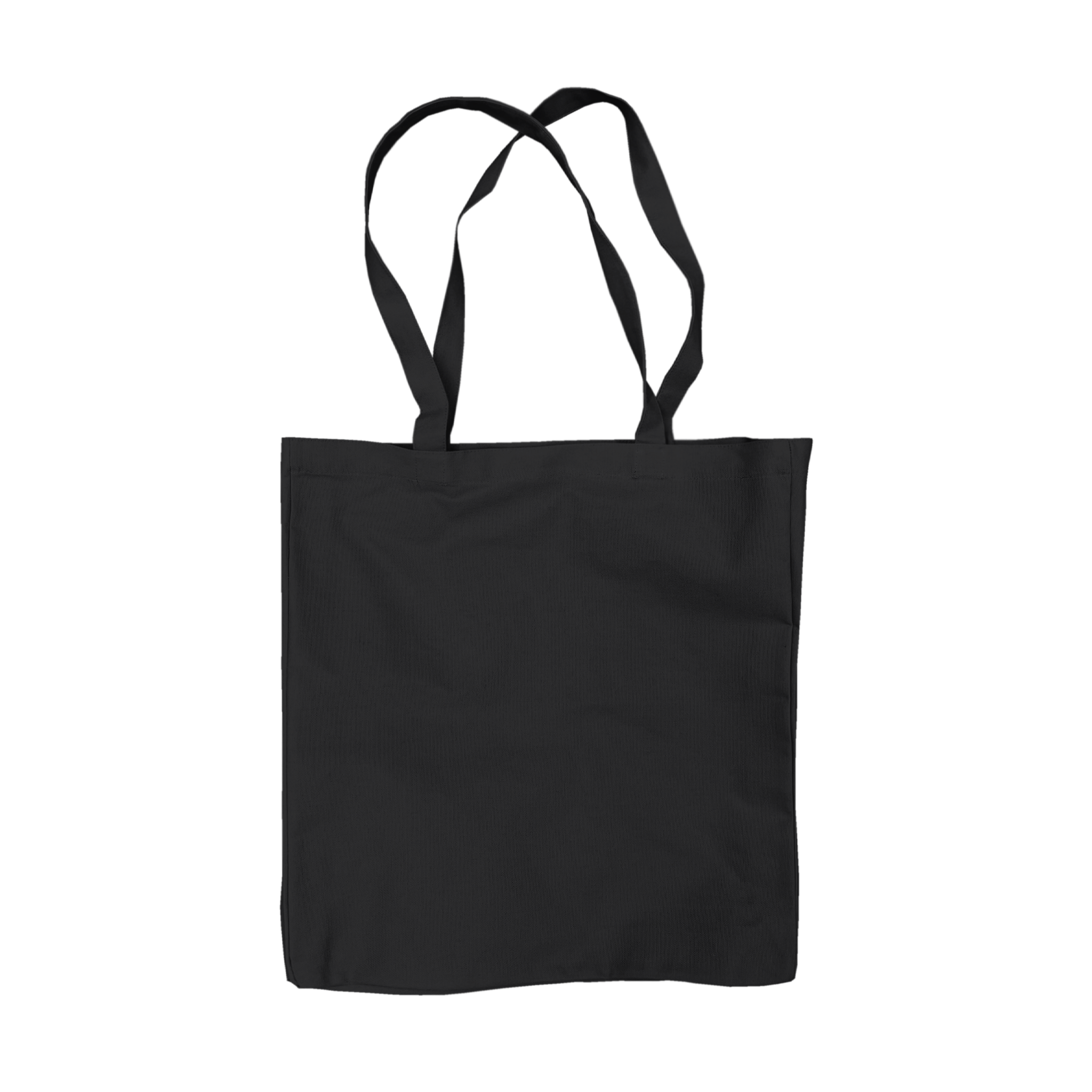 Flat Lay of GOEX Black Canvas Tote