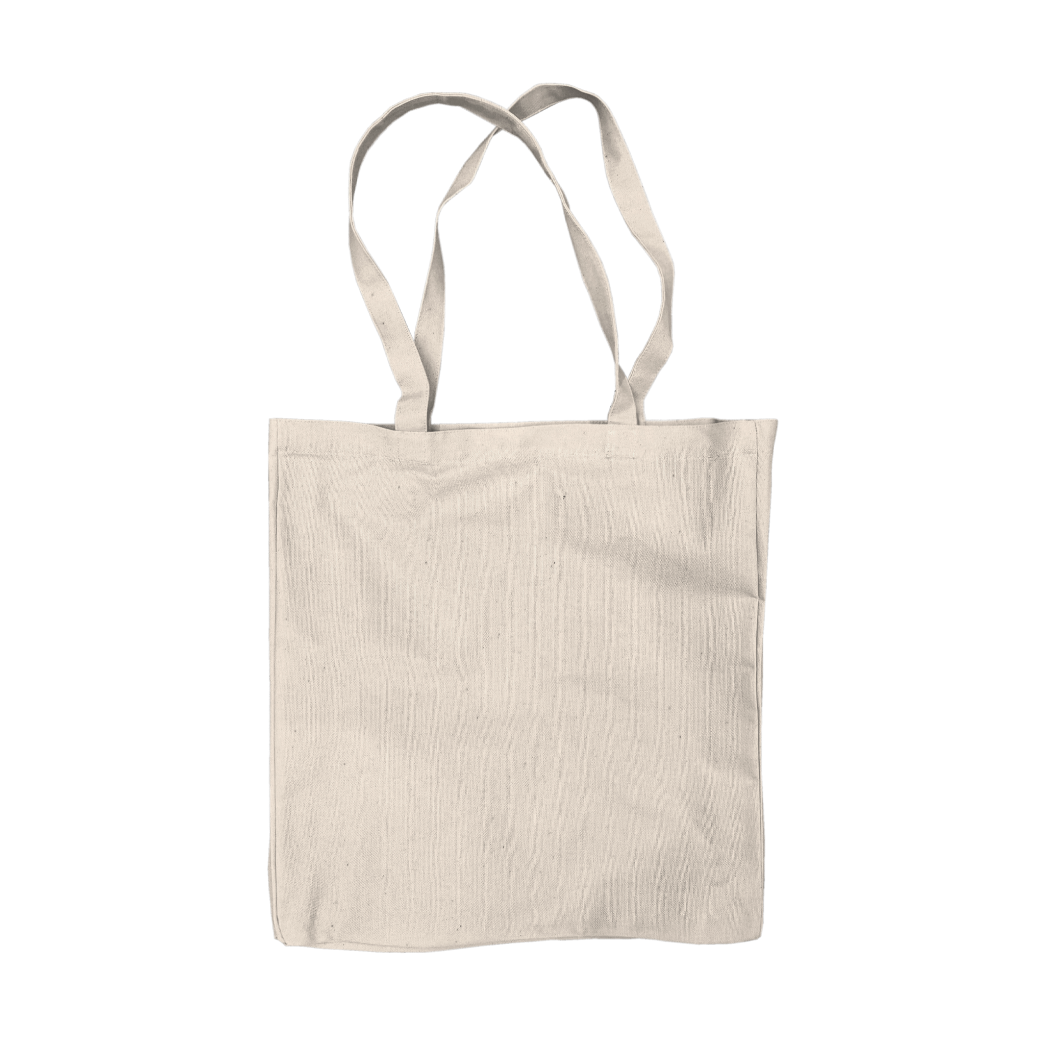 Flat Lay of GOEX Cotton Canvas Tote Bag in Natural