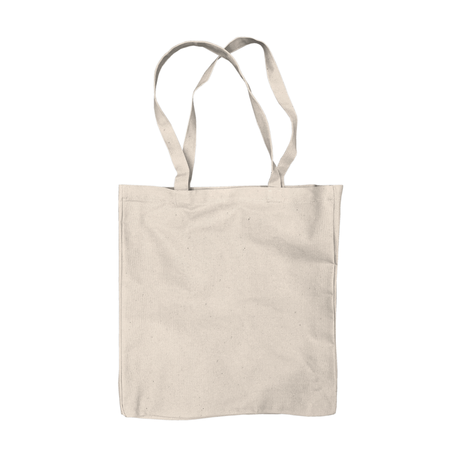 Flat Lay of GOEX Cotton Canvas Tote Bag in Natural
